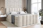 Boxspringbett BOXI1-Z KING Beige - Breite: 160 cm