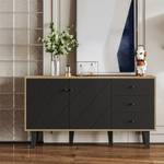 Sideboard LineWoody Schwarz