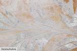 Acrylbild handgemalt Perlentanz Beige - Massivholz - Textil - 150 x 50 x 4 cm