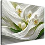 KUNSTDRUCK Orchid Elegance 120 x 80 cm