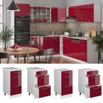 Unterschrank R-Line Hochglanz Bordeaux