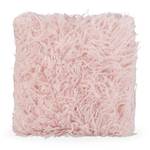 2 x flauschige Kissen rosa Pink - Metall - Textil - 40 x 35 x 14 cm