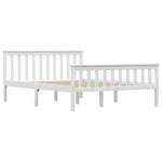 Cadre de lit 3001476 Blanc - Bois massif - Bois/Imitation - 148 x 82 x 208 cm