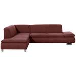 Terrence Ecksofa links, rot Rot