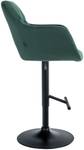 Tabouret de bar Natoma Vert - Noir