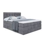 Boxspringbett BERO KING Steingrau - Breite: 140 cm