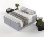 Boxspringbett Yoko Grau - Breite: 140 cm - H3