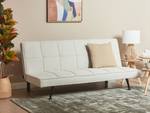 3-Sitzer Sofa HASLE Beige - Schwarz - Creme