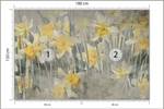 Papier Peint Jonquilles Fleurs Vintage 180 x 120 x 120 cm