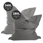 Sitzsack Outdoor XXL Der Große Schwarz - 130 x 170 cm