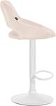 Tabouret de bar Milet Lot de 2 Crème