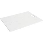 Schneidebrett aus Kunststoff, 40 x 30 cm Weiß - Kunststoff - 30 x 1 x 40 cm