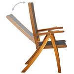 Table et chaises de jardin Marron - Bois massif - Bois/Imitation - 85 x 75 x 160 cm