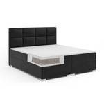 Boxspringbett Doppelbett Norseman Schwarz - Breite: 180 cm