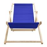 Chaise longue de plage ECD Germany Set Bleu - Bleu nuit