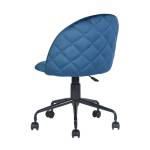 Chaise de bureau ROMBA BE Bleu - Textile - 63 x 95 x 56 cm