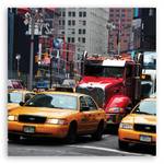 Bild auf leinwand New Taxi York Gelb