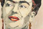 Leinwand Frida-Portr盲t-Collage 60x40