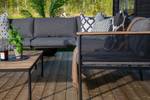 Lounge-Set Nettan 2-teilig Schwarz - Metall - 60 x 35 x 106 cm