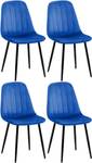 Esszimmerstuhl Baxter 4er Set Blau