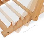 Beiger Liegestuhl aus Holz Beige - Braun - Holzwerkstoff - Textil - 59 x 89 x 93 cm