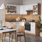 Cuisine En Angle Fame-Line Vicco – 190 Cm, Chêne Blanc, Haute Brillance, Meuble Cuisine Intégrée