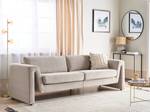 3-Sitzer Sofa MAUNU Beige - Schwarz - Taupe