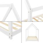 Lit Enfant Netstal Bois Blanc - Bois massif - 206 x 142 x 206 cm