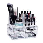 Make-Up Organizer mit 4 Schubladen Kunststoff - 24 x 19 x 14 cm