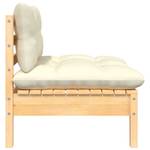 Mittelsofa 3012138-8 Creme - Holz