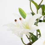 Plante artificielle Tigerlilien Blanc