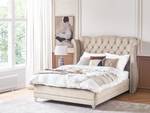 Doppelbett AYETTE Beige - Breite: 185 cm