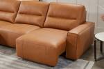 Big Sofa DORI Braun - Armlehne davorstehend links - Ecke davorstehend links