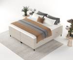 Premium Boxspringbett Theo Hellbraun - Breite: 182 cm