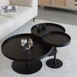 Table d'appoint Yuri Noir - En partie en bois massif - 56 x 40 x 56 cm