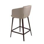 Tabouret 4134 Gris - Cuir synthétique - Textile - 56 x 91 x 53 cm