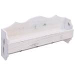 Porte-manteau 299262 Blanc - Bois massif - Bois/Imitation - 10 x 23 x 50 cm