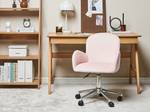 Chaise de bureau PRIDDY Rose foncé