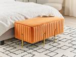 Hocker DAYTON Gold - Orange - 93 x 42 cm