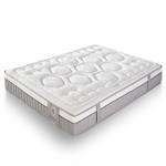 Matelas Ressorts Black Memory 160x200 cm Blanc - Textile - 160 x 25 x 200 cm