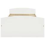 Cadre de lit 3004722 Blanc - Bois massif - Bois/Imitation - 96 x 47 x 204 cm