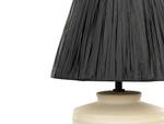 Lampe de table TIGRE Beige - Noir - Céramique - 30 x 44 x 30 cm