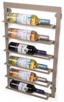 Weinregal Winestack 6  Flaschen Beige - Naturfaser - 12 x 72 x 1 cm