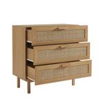 Commode June Marron - En partie en bois massif - 85 x 85 x 40 cm