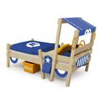 Kinderbett Crazy Sparky Fun Blau - Massivholz - 100 x 139 x 217 cm