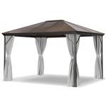 Pavillon Profi Grau - Metall - Kunststoff - 300 x 270 x 365 cm