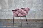 Stuhl MONTY Designstuhl velvet Pink