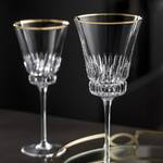 Weißweingläser Grand Royal 2er Set Gold - Glas - 9 x 22 x 9 cm