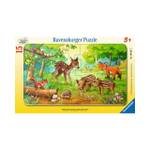 Puzzle Tiere im Wald 15 Teile Papier - 25 x 5 x 35 cm