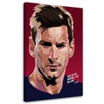 Leinwandbilder Lionel Messi Fußballer 40 x 60 cm